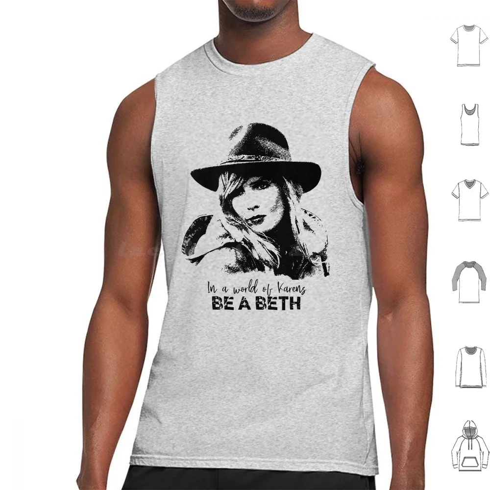 In-A-Word-Of-Karens-Be-A-Beth-Beth-Dutton Tank Tops Vest Sleeveless Beth Dutton Yellowstone