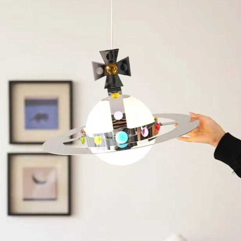 Mid-century Memphis Chandelier for Bedroom Children's Room Entryway Porch Decorative Chandelier in Bauhaus Vintage Style Lights