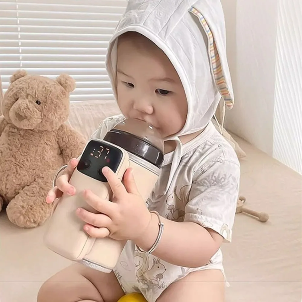 

New Digital USB Milk Warmer Quick Heating Portable Travel Cup Warmer Universal Insulated Bag Outdoor