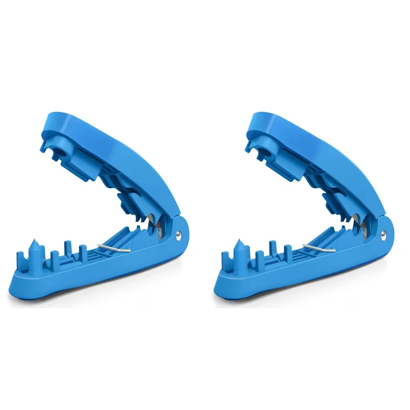 เครื่องมือสายเคเบิลเครือข่าย RJ45 แบบ 2X 4-อิน-1 พร้อมฟังก์ชั่นการตัด ปอก และยืดตรง ใช้ได้กับสายเคเบิล STP/UTP,B