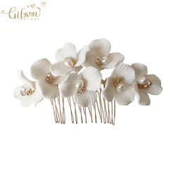 Fairy Flower Wedding Hair Accessories Jewelry Bridal Headpiece Hair Comb Women Head Ornaments