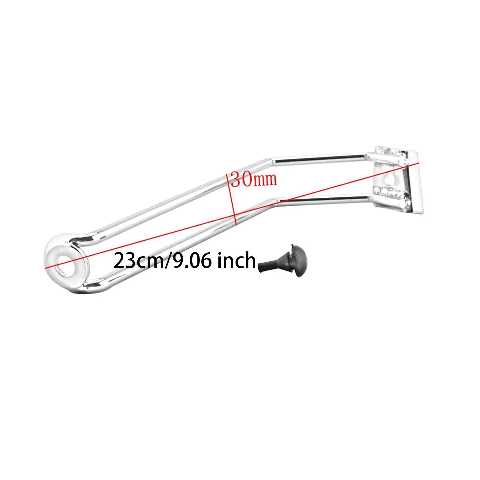 High Performance Iron Kickstand Extension Wear Resistant Motorcycle Stand Replacement Practical for Softail 1986-2006