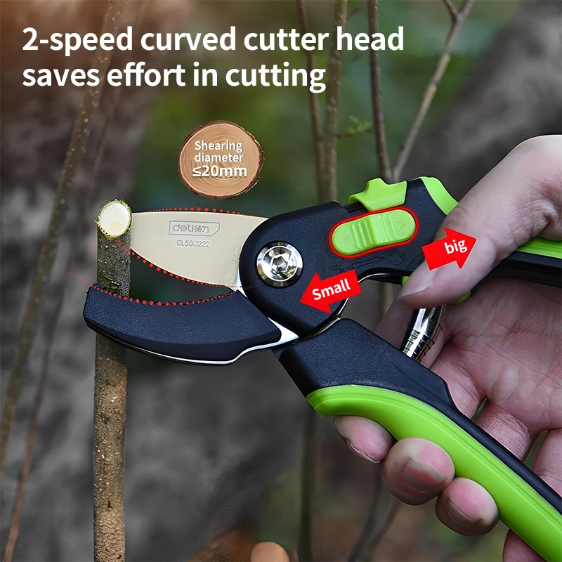 Cesoie da potatura da giardino di livello industriale Strumenti Taglierina da giardinaggio per risparmiare manodopera Strumenti per potatura per la raccolta di frutta in vaso per la casa