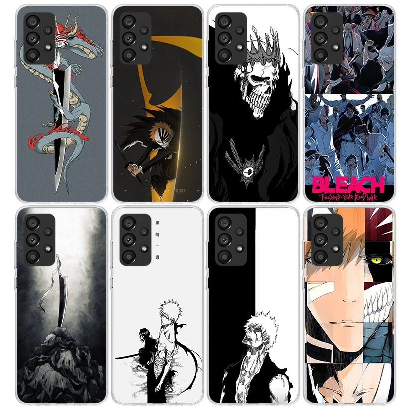 Bleach Japanese Anime Phone Case For Samsung Galaxy A17 A57 A37 A16 A26 A36 A56 A15 A25 A35 A55 A14 A13 A54 A53 A34 A24 A33 A23 