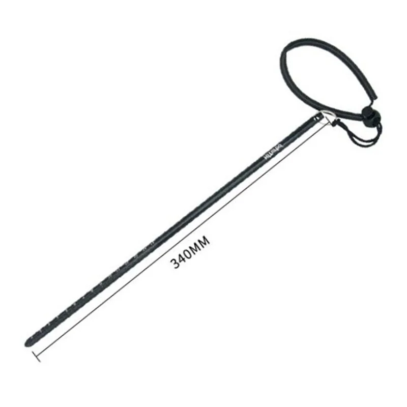 Scuba Diving Surfing Aluminium Alloy Lobster Stick Pointer Rod With Rubber Lanyard Strap Noise Maker Lanyard Rod Diving Stick