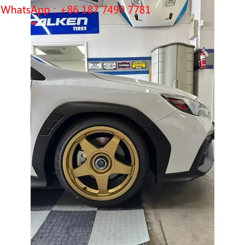 Custom 18x8.5 19x8.5 Chicane 5x112 Gloss Black Forged Split 5 Spoke Rim Set for GTI R and RS3 Premium