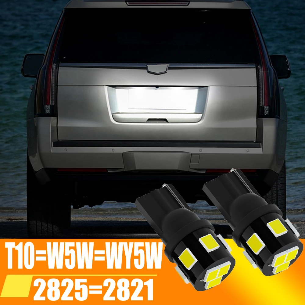 2x T10 Led Canbus W5W 2825 Car Interior Light Bulbs For Chevrolet Cruze Captiva Aveo Orlando Trax Lacetti Spark Niva Epica Sonic