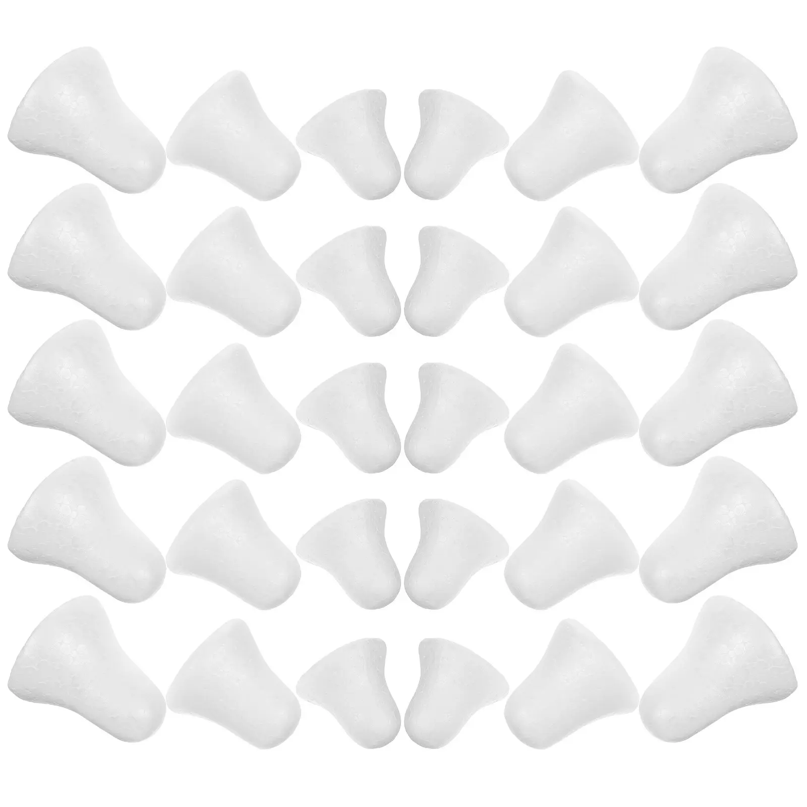 30Pcs Unfinished Foam Bells Craft DIY Blank Bell Ornaments for Xmas Preschool Kindergarten Art Projects Handmade