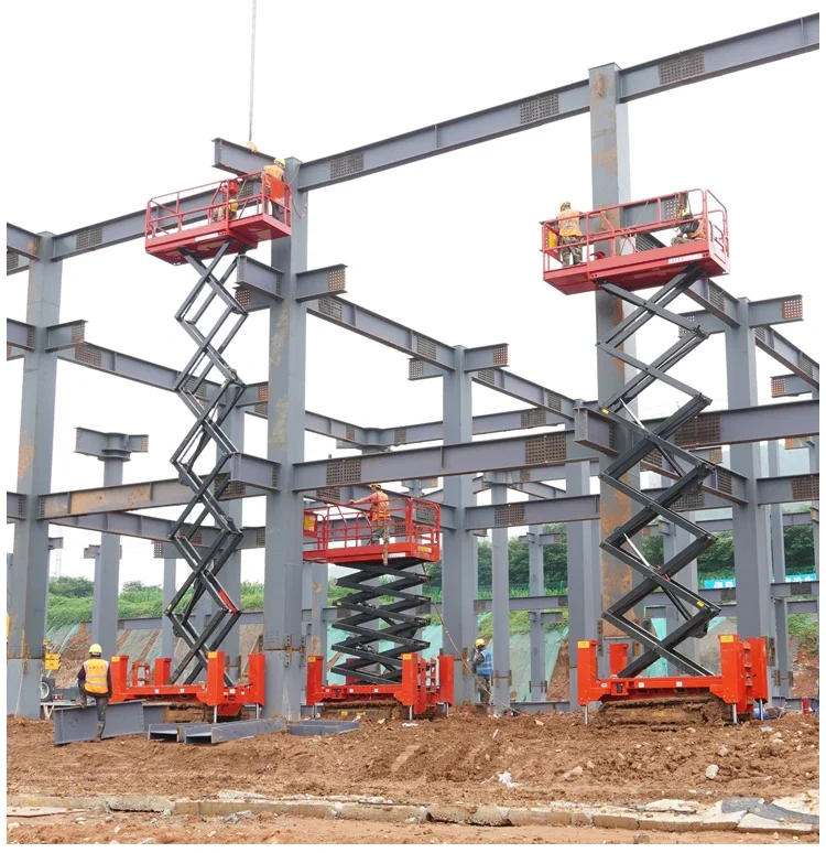 

Hot Sale Construction And Industrial Machinery Wholesale Mobile Hydraulic Electric Lift Mobile Scissor Type Lifting Platform