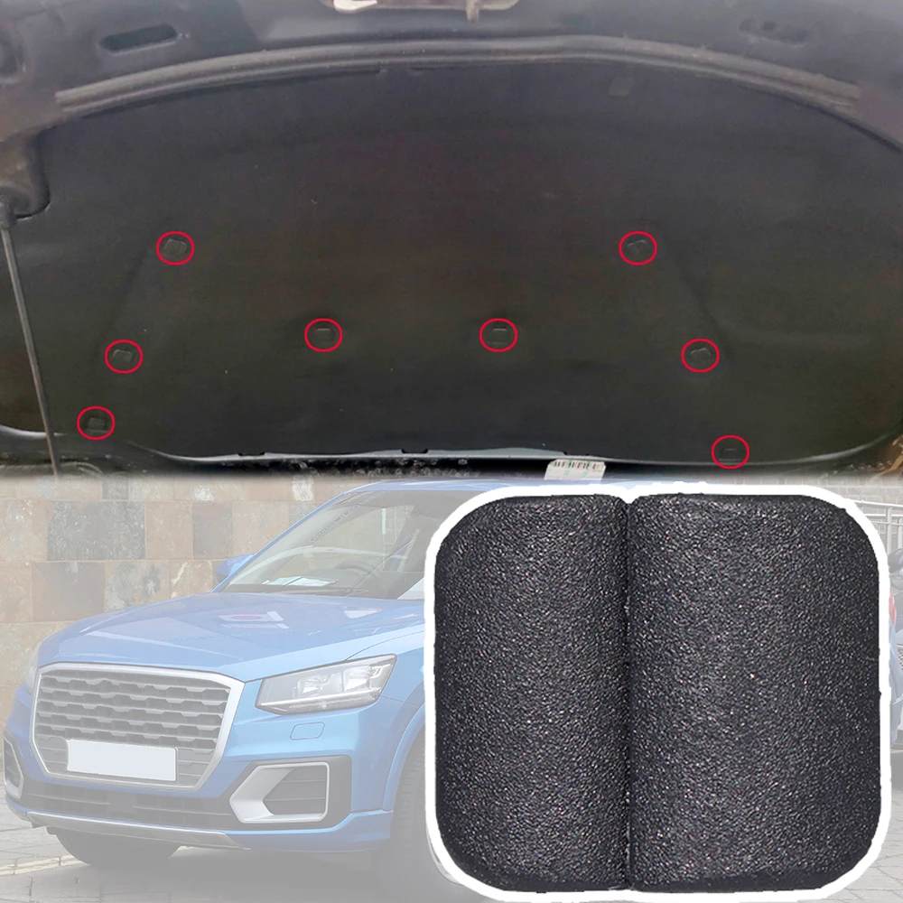 20Pcs For Audi Q2 2016 2017 2018 2019 2020 Engine Hood Soundproof Retainer Clips Sound Insulation Rivets 1H5863849