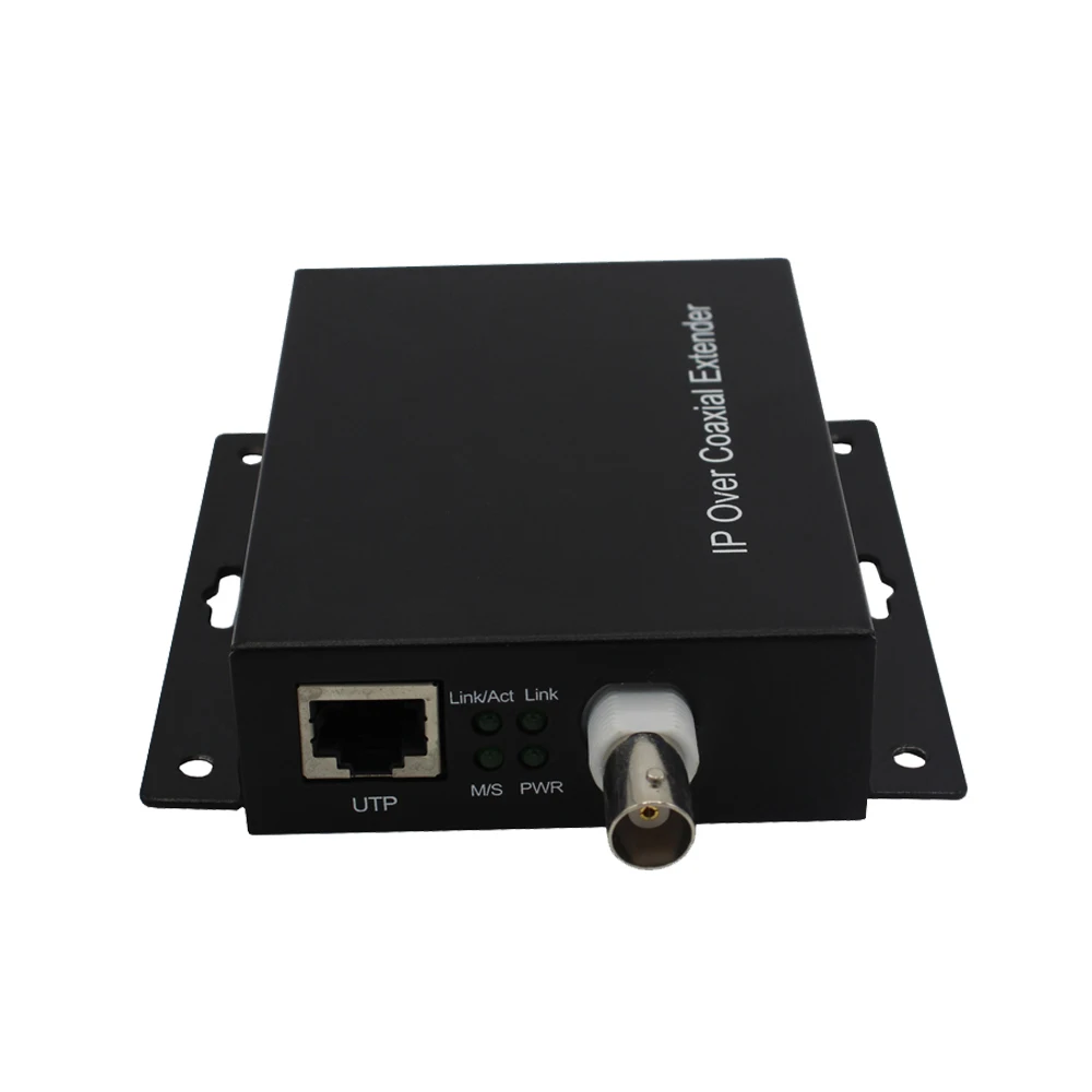 Hot sale 2KM bnc to rj45 converter IP over coaxial transmitter receiver for IP Camera