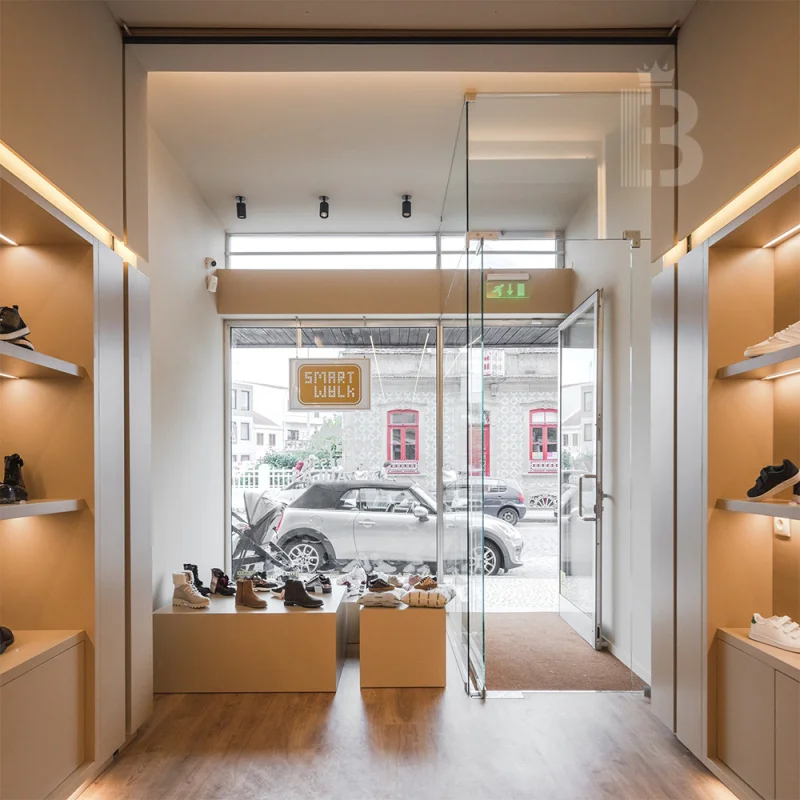custom.Modern Luxury Custom LED Light Locker Booth Design Decoration Shoe and Handbag Display Cabinet Shop Bag Store Showcas
