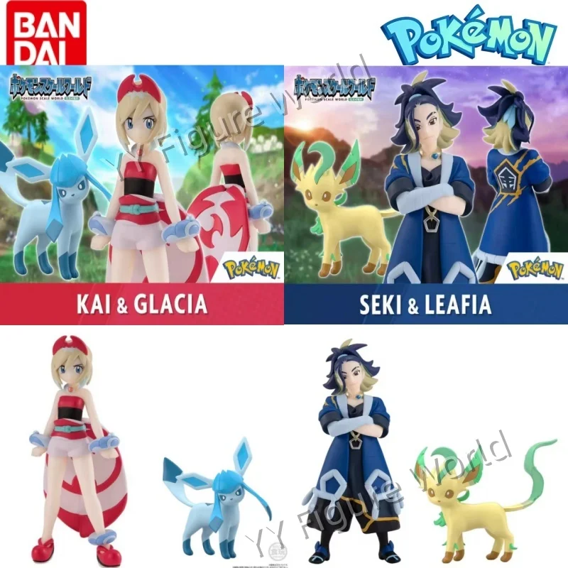 bandai-original-scale-world-pokemon-regione-di-hisui-irida-glaceon-adaman-leafeon-figure-anime-giocattoli