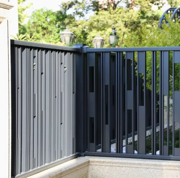 Decorative Aluminum Fence for Privacy Security Protection-for Houses Farms Courtyards