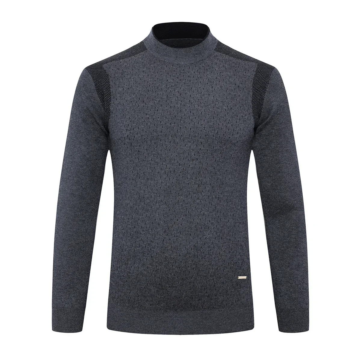 BILLIONAIRE SIJITONGDA  Sweater Wool Men's 2025 New Warm Round Neck Fashion Straight Knitting Elastic High Quality Big Size