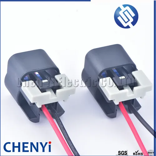 Imagen 2 del producto Conector impermeable automático de 2 pines, entrada de árbol de levas, escape, válvula solenoide VVT, enchufe de arnés de cableado para Opel Buick Chevrolet Insignia