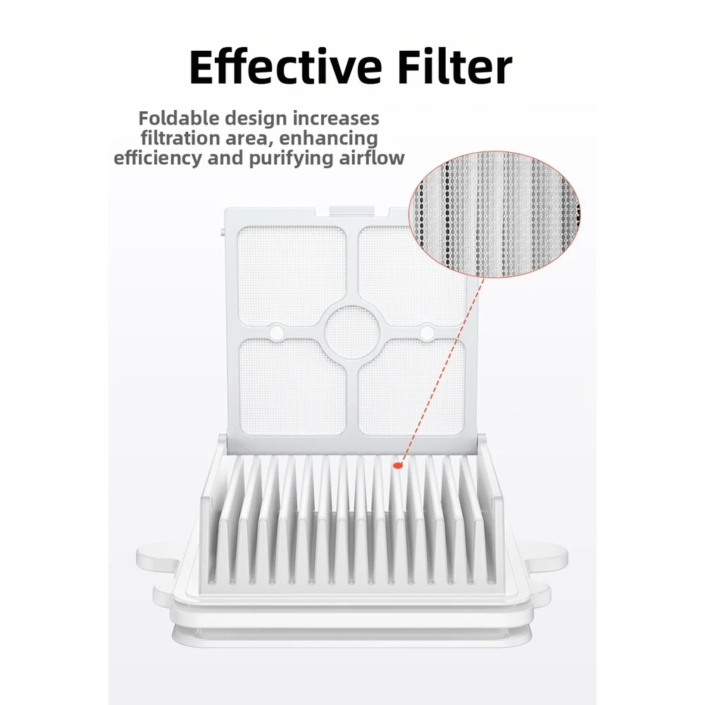 Home Cleaning HEPA Filter Kit Washable Roller Brush For Cleaning Multi-surface Tool High-density Fiber Brush For Roborock A30