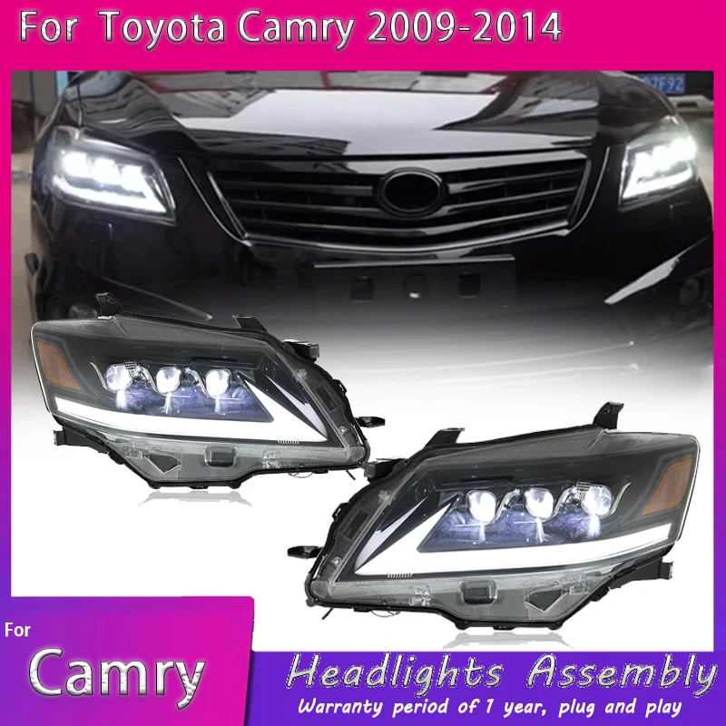 

Car Lights for Toyota Camry LED Headlight Projector Lens 2006 2007 2008 2009-2014 Camry Head Lamp Drl Automotive Accessories