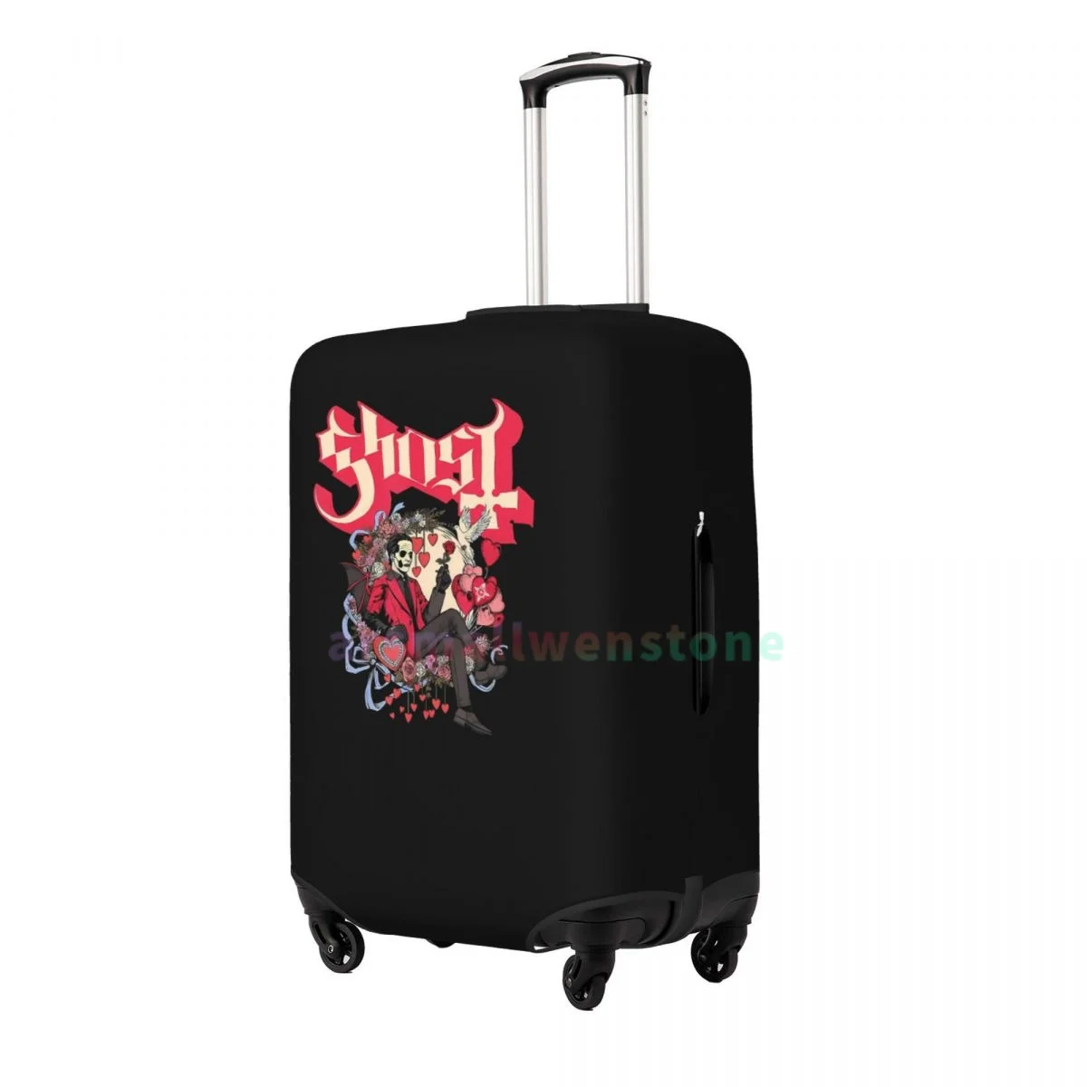 Ghost B.C. Band Luggage Cover Suitcase Protector Thicken Elasticity Dust Covered Anti-scratch Protective Case 18-32 Inch