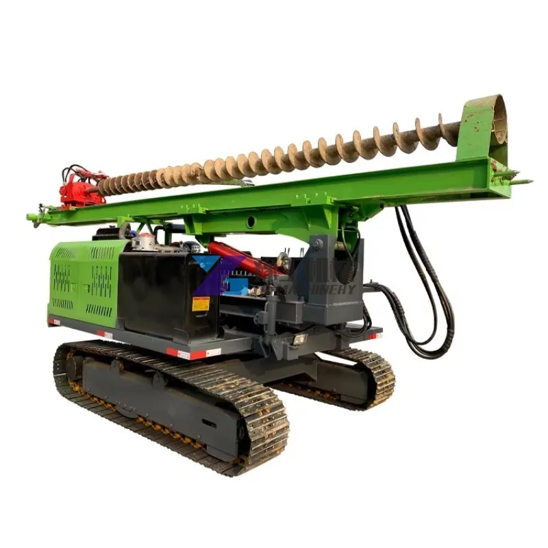 Hard Rock Boring Hole Pile Driver Solar Pile Driver with Big Torque Photovoltaic Hole Pile Driver