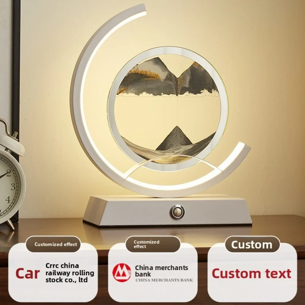 

DIY Glass Flowing Sand Painting Kit for Team Building Creative Stress Relief Office Desk Home Decor Gift Hourglass Lamp