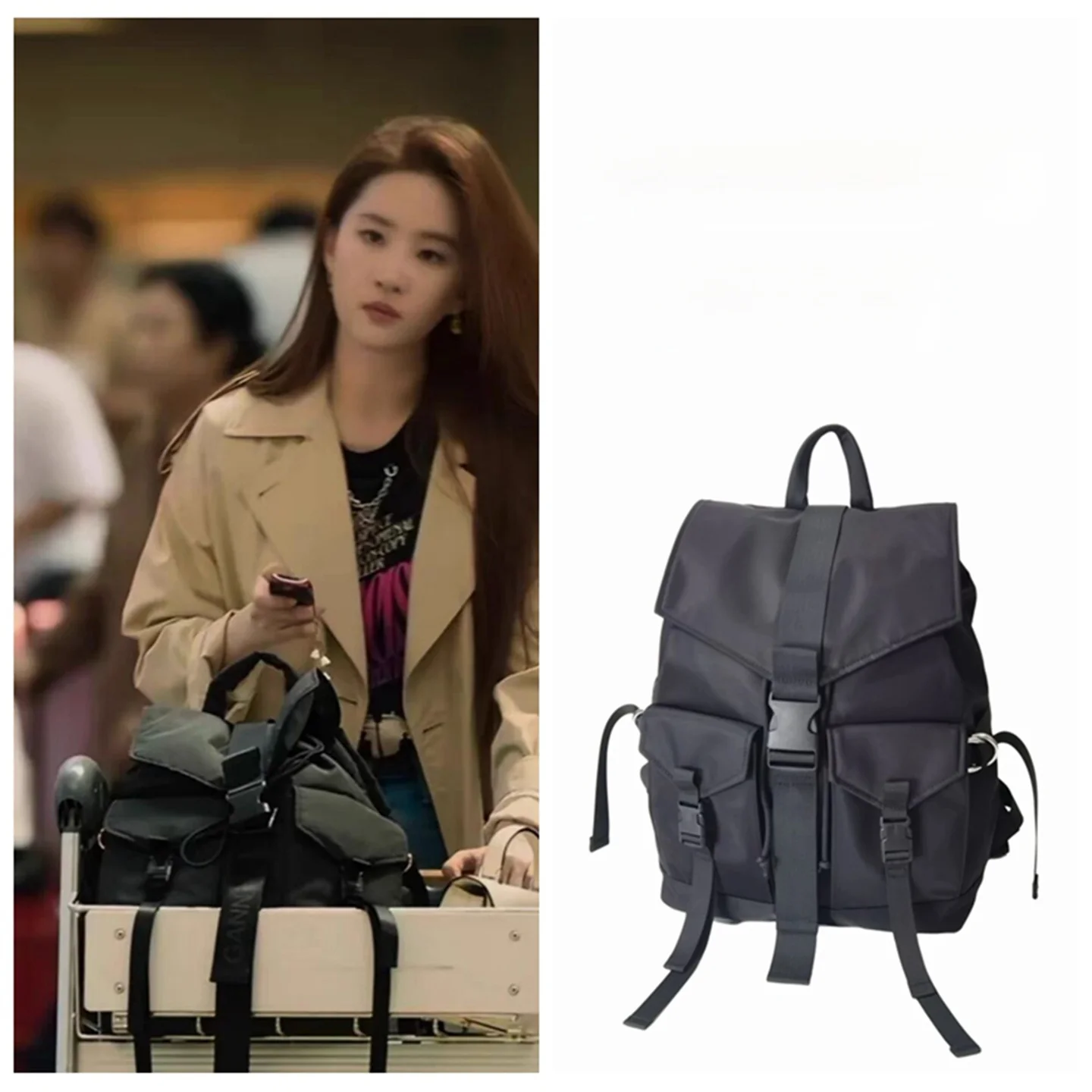 

Bla Large Capaci Lightweight Travel Bapa Waterproof Hiking Bag Liu fei New Sle Women's Bapa Outdoor Functiona...