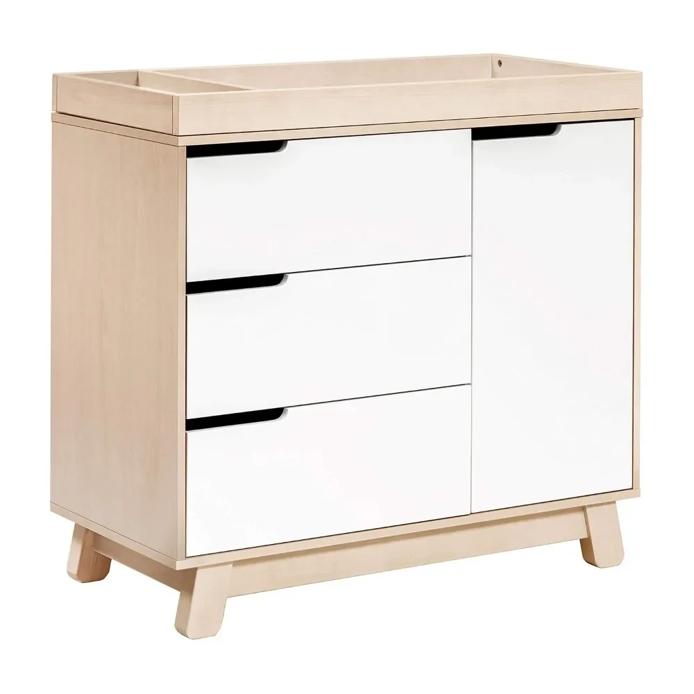 

Changer Dresser with Removable Changing Tray in Washed Natural and White, Greenguard Gold Certified