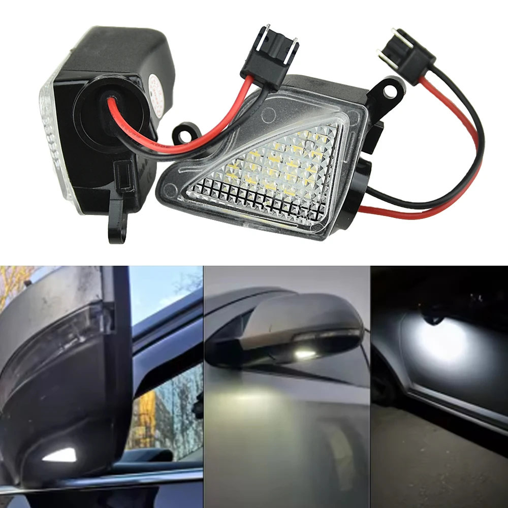 2x Error Free Led Under Side Mirror Puddle Light Kit For Skoda Octavia 3 5E 2 1Z Superb 3 B8 2 B6 Scout OEM: 3T0945292/2B - view 5