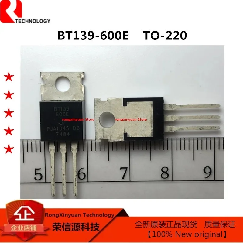 

5 pcs/lot BT139-600E BT139 TO-220 BT139-600 Triacs sensitive gate 600V 16A Original New 100% quality