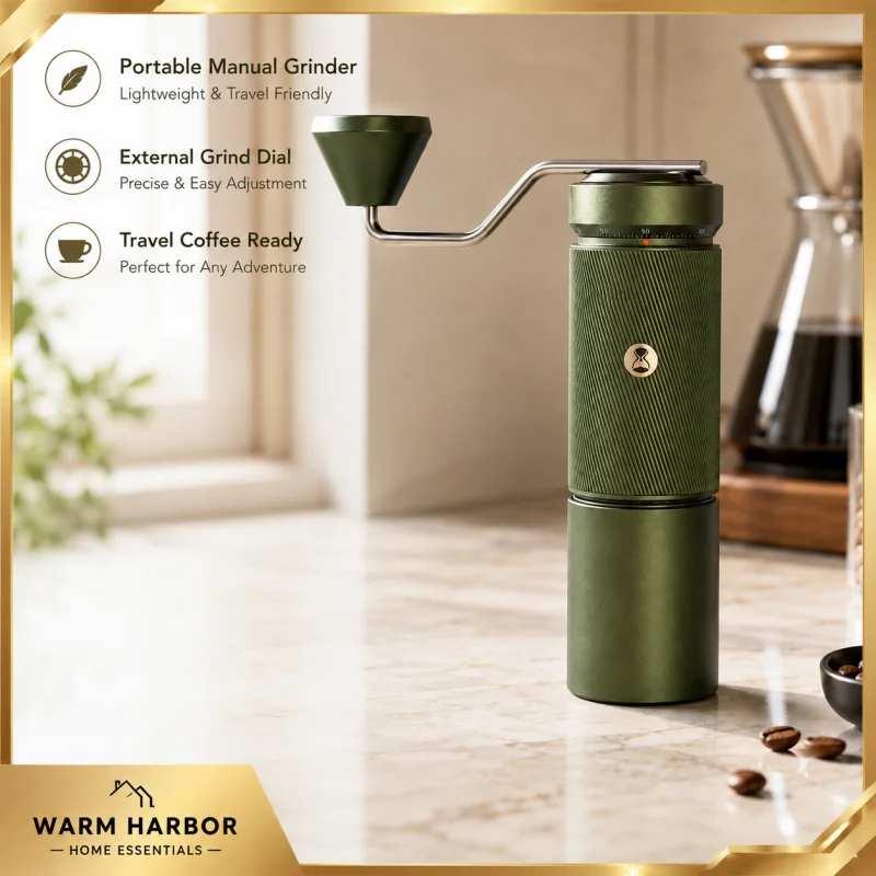 مطحنة قهوة يدوية تايم مور تشيس - مراجعة Burr Hand Grinder وسعره
