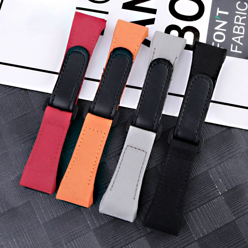 For Richard Mille Nylon Canvas Watchband 4 Stars Screwdriver Tool RM Men\'s Series Cowhide Underskin Strap Special Accessories