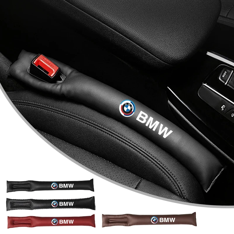 Car Seat Gap Filler Plug Leather Leakproof Padding For BMW 50th Anniversary X1 X2 X3 X5 X4 X6 X7 iX3 F20 F10 F07 E70 E46 E90 E92