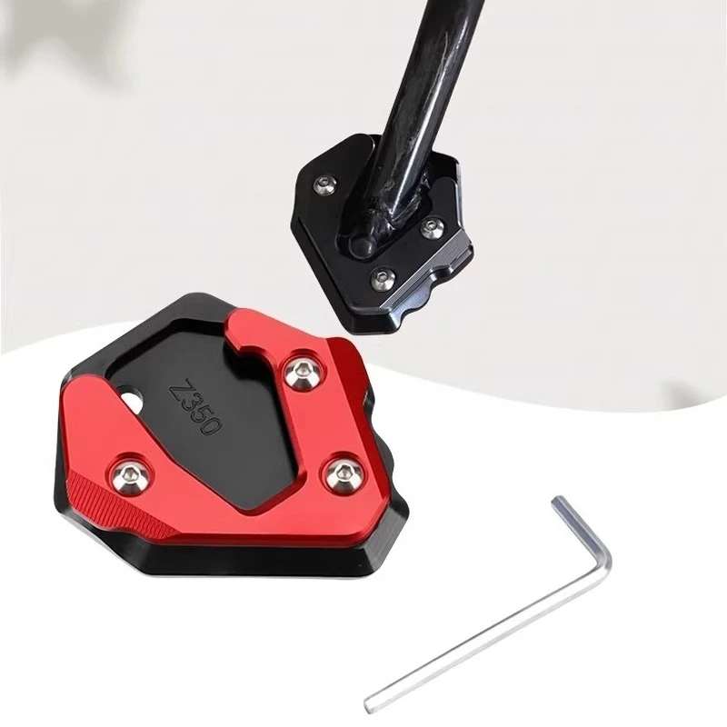 Motorcycle Kickstand Decoration For BENELLI BN302S TRK251 TNT300 Tornado302R Parking Rack Base Plus Pad CNC Retrofit Accessories