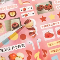 20/29pcs Cute Die-cut Stickers Book Flash Decorative DIY Scrapbook Phone Case Decoration Collage Sticker Aesthetic Stationery 5