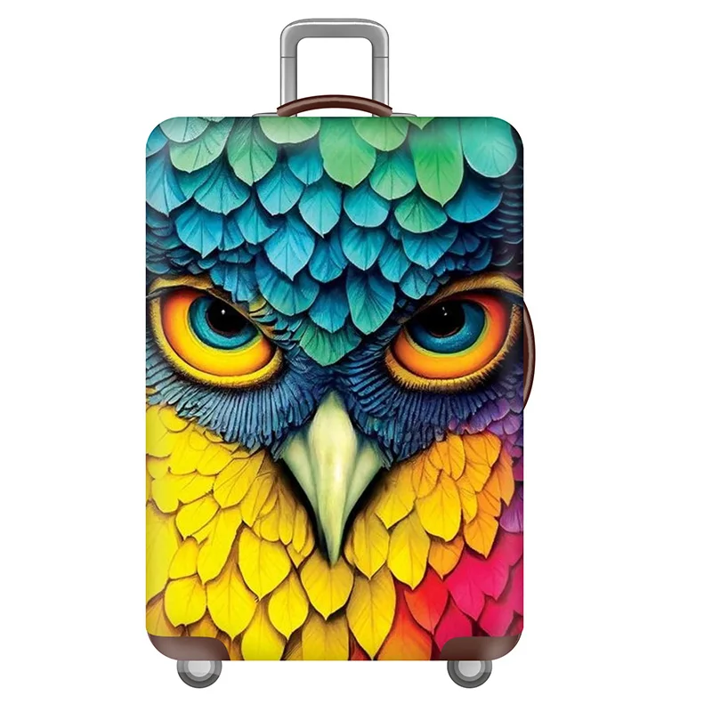 New 3D Cartoon Luggage Cover Quality Elastic Luggage Protective Covers Travel Accessories Suitable 18-32 Inch Trolley Case Cover