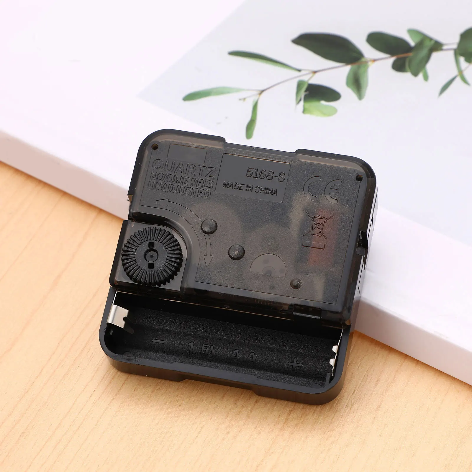 

Black ABS Quartz Wall Clock Movement Replacement DIY Mechanism Repair Part Silent Operated Clock Motor Accessory