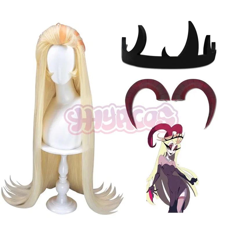 

Anime Lilith Head Crown Ring Halo Horn Headwear Cosplay Props for Halloween Christmas Party Cosplay Costume Accessories prop