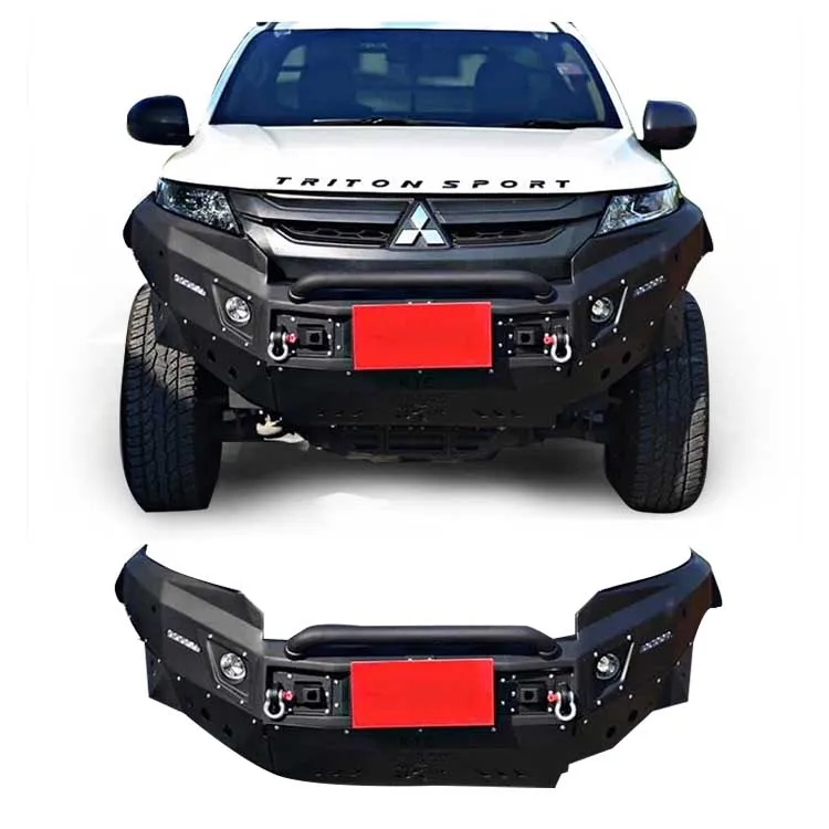 lamax Top 4x4 Pickup with winch with shackle LED light BULL BAR Steel front bumper rear bumper -toyota hilux vigo N70