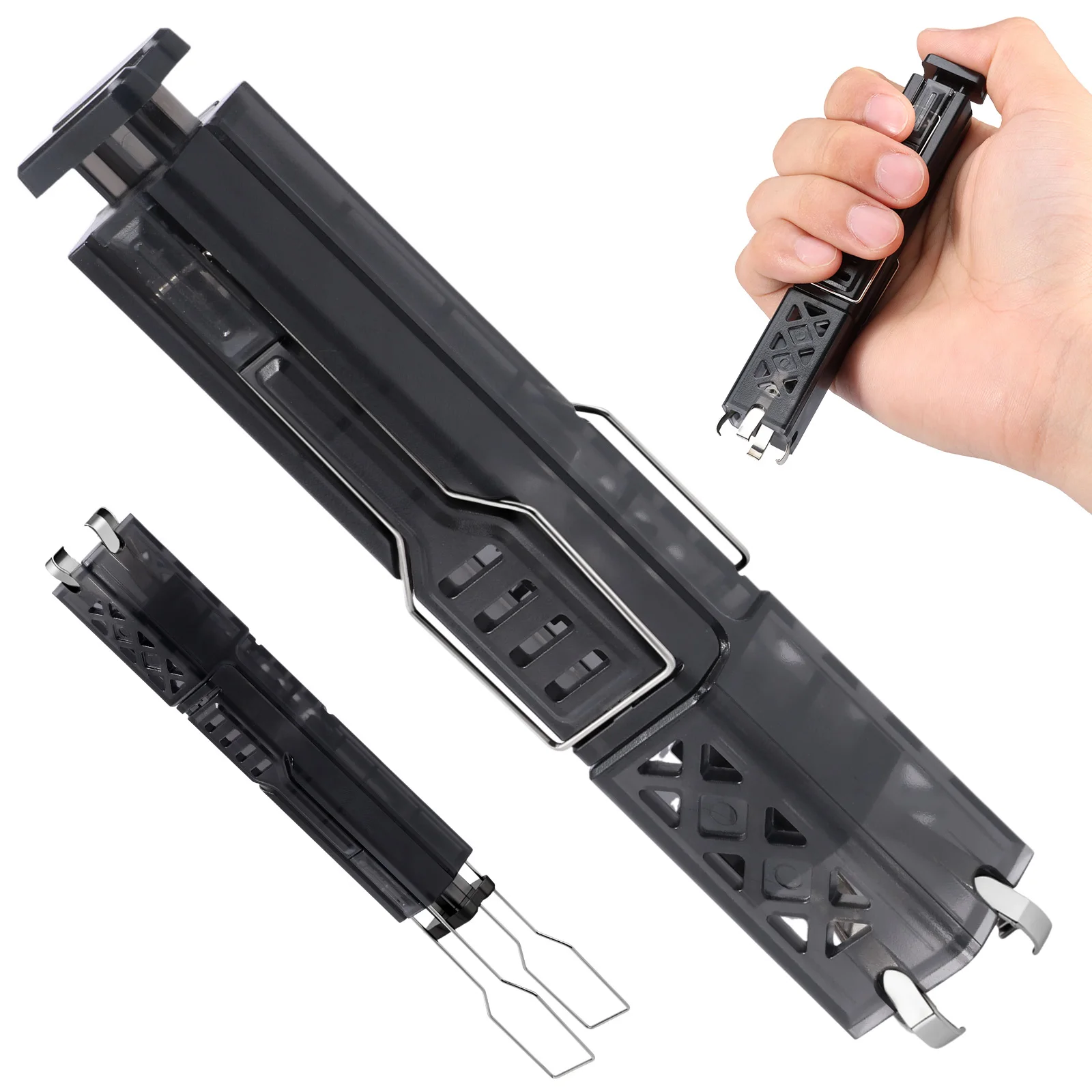 2 In 1 Keycap and Switch Puller Fast Easily Removal Keyboard Switches and Keycaps for Cleaning, Modding, Lubing and Repair