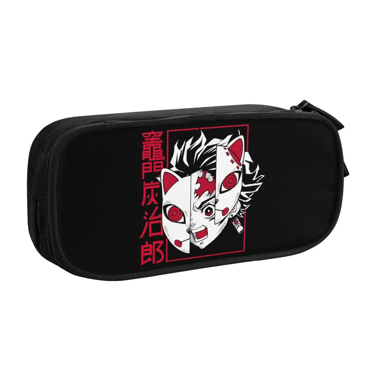 Custom Demon Slayer Kimetsu No Yaiba School Pencil Case Girls Boys Big Capacity Kamado Tanjirou Pencil Box Students Stationery