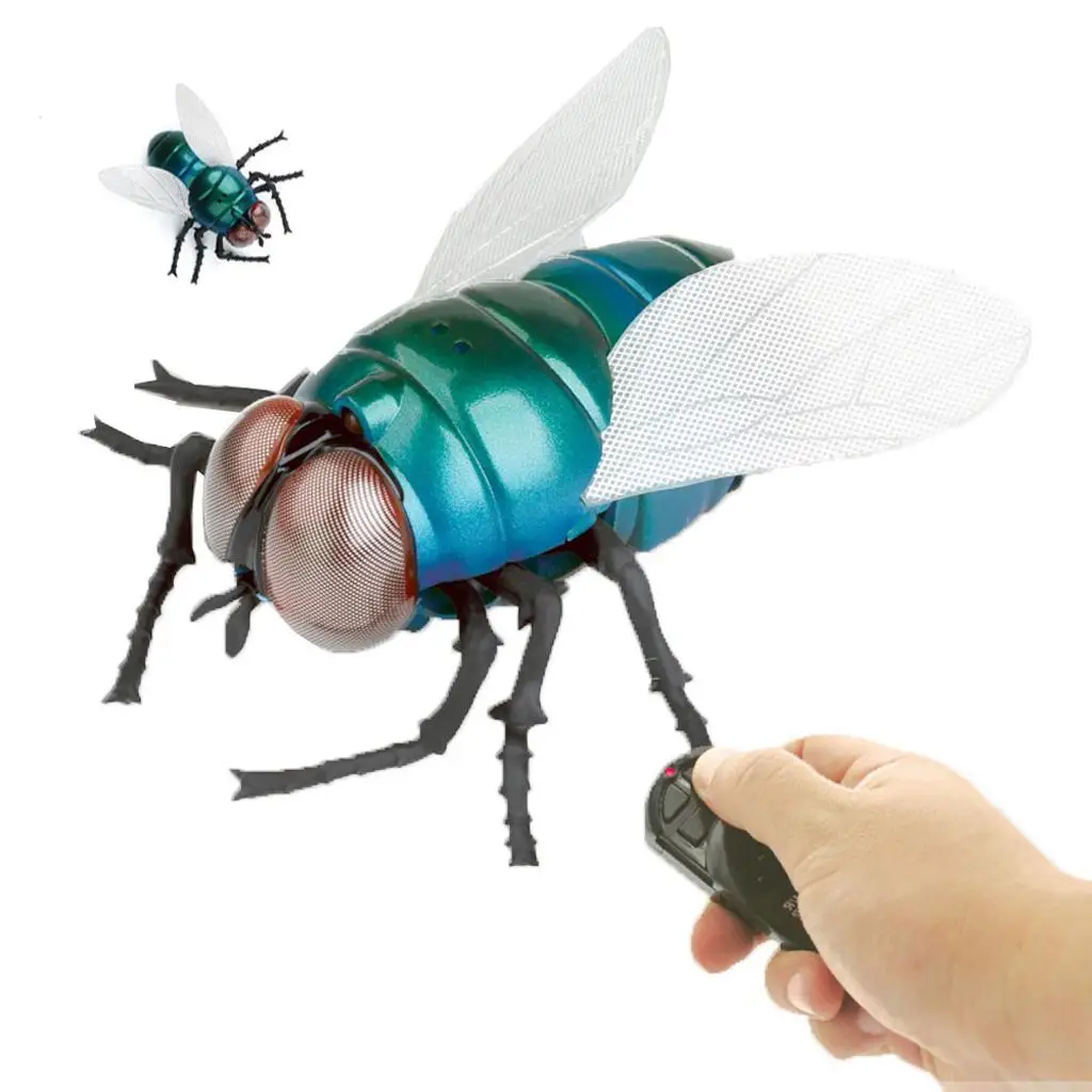 Infrared Remote Control RC Insects Practical Prank Tricks Toy Fly