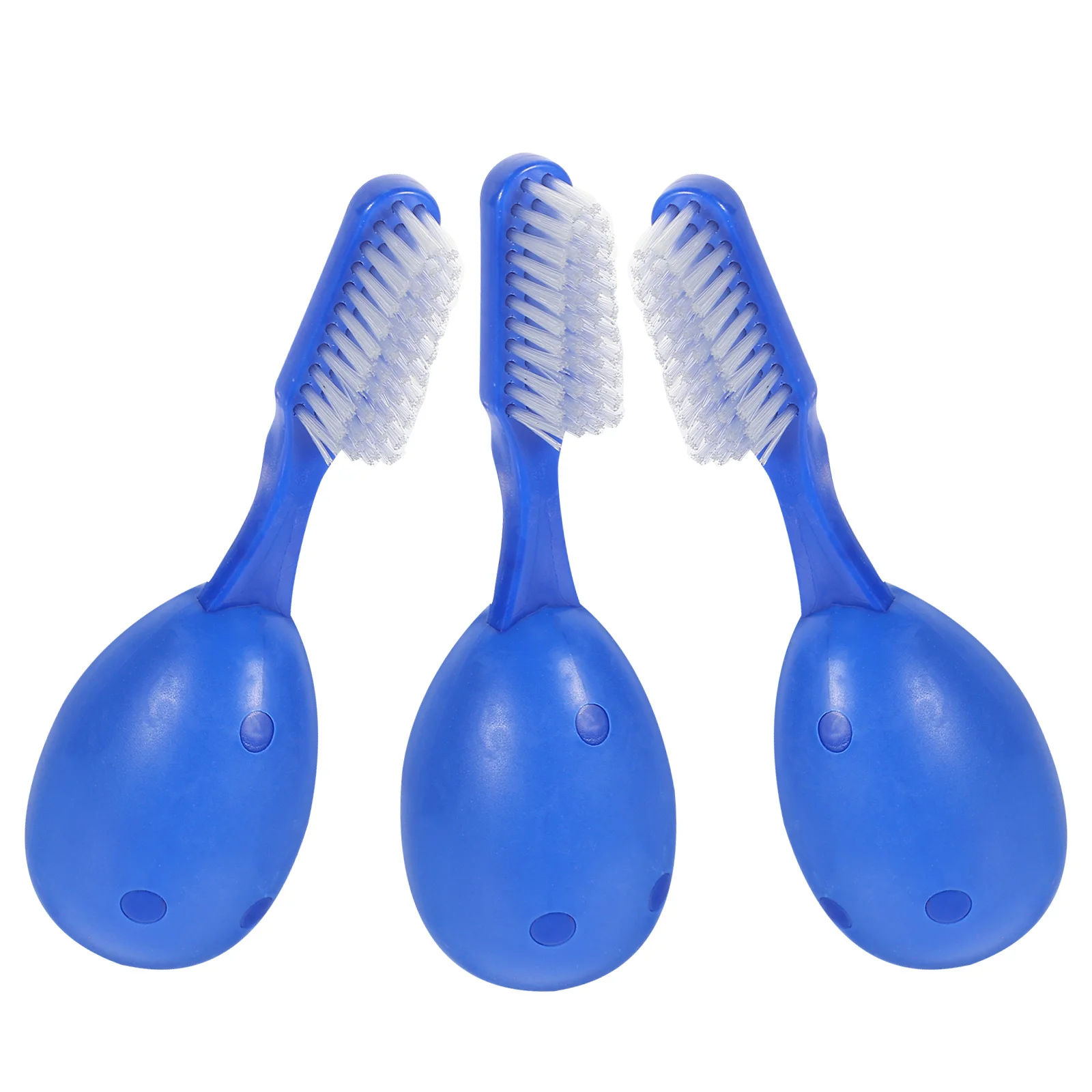 

3Pcs Large Head Toothbrush Short Handle Small Toothbrush for Prison Use Portable Design for Easy Storage and Travel