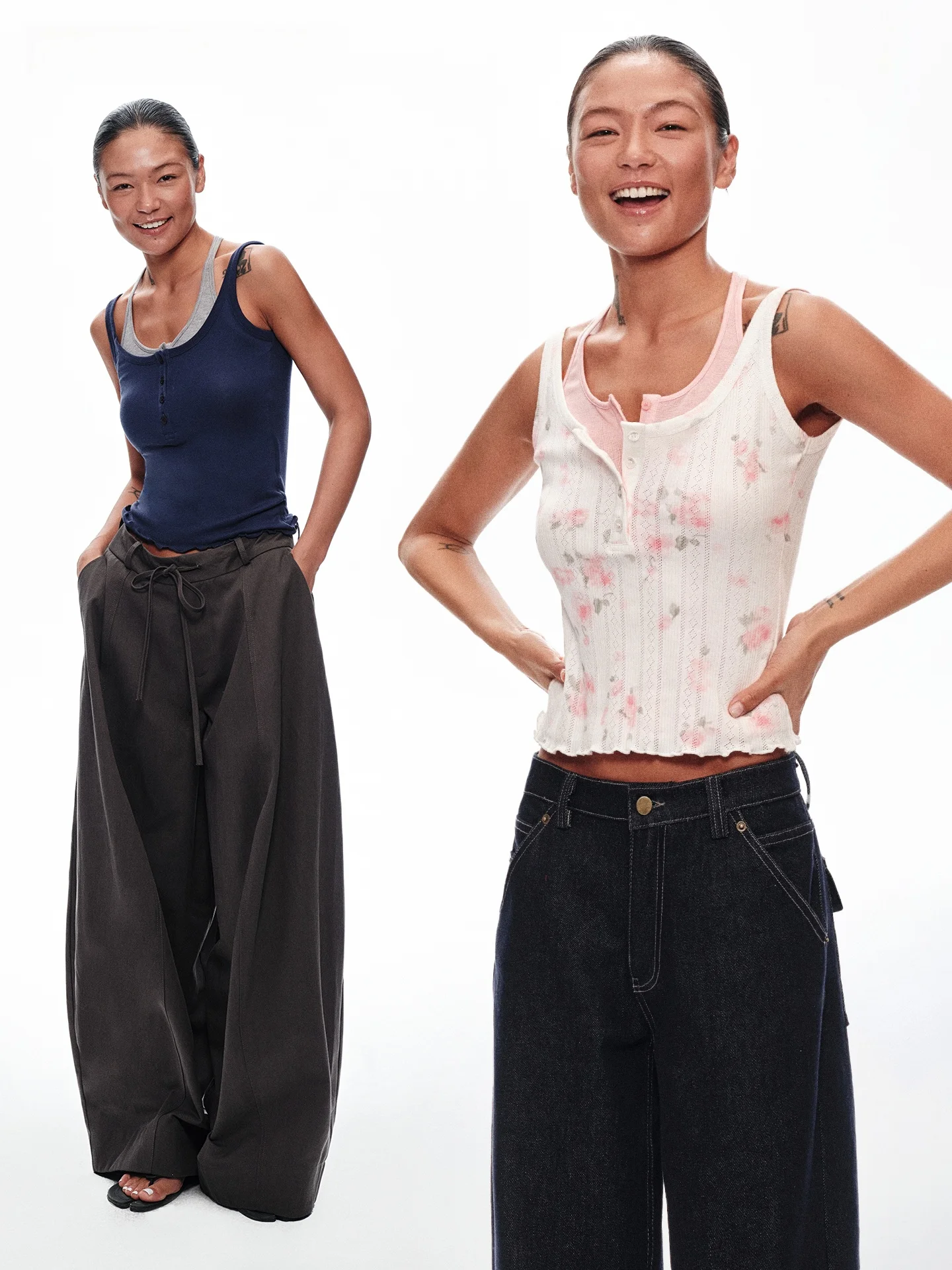 

Женский модный дышащий жилет с воротником Хенри из лиоцелла Lenzing 26SS с принтом, для повседневной носки, облегающий крой