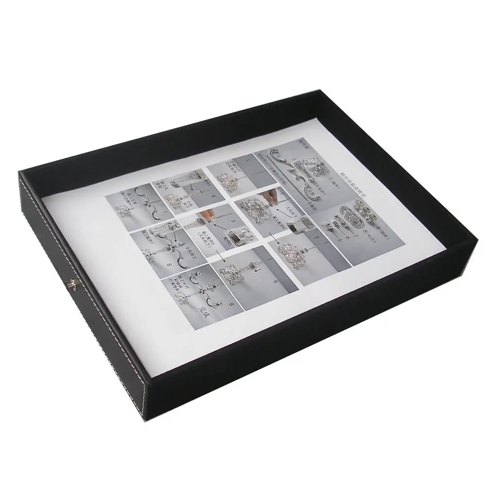 3 Drawers PU Leather File Rack Cabinet Office Desk Organizer A4 Paper Magazine Rack Holder Letter Document Drawer