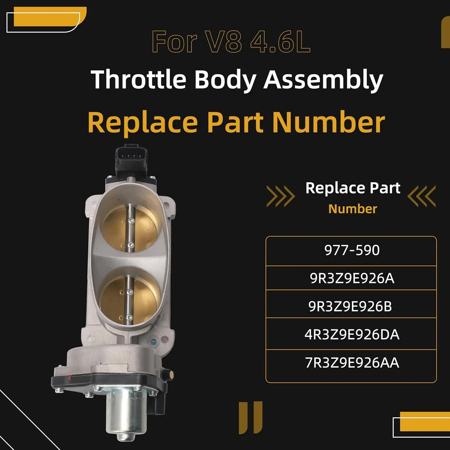 جسم الخانق لفورد موستانج 2005 2006 2007 2008 2009 2010 V8 4.6L 9R3Z9E926A #4