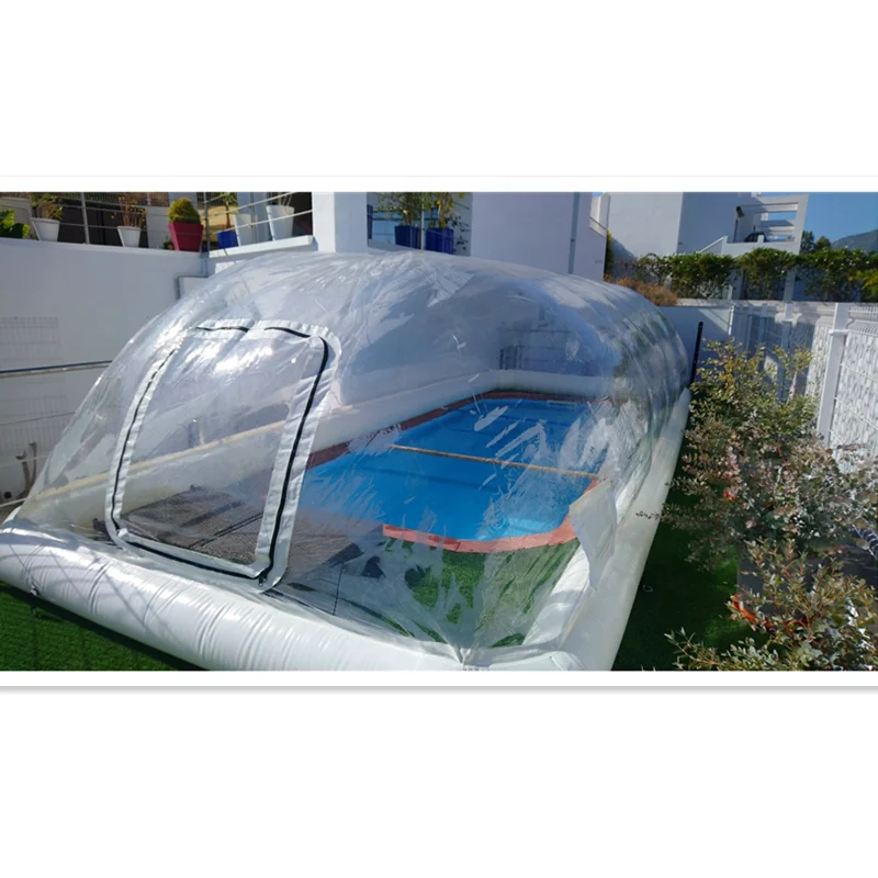 

China Factory Price Transparent Inflatable Swimming Pool Cover,bubble Pool Cover for Indoor/outdoor