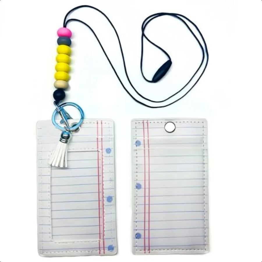 

2 шт., ремешки для учителей для бейджей, ключи, подарки для учителей, держатель для бейджа для бейджа, силиконовый ремешок для карандашей