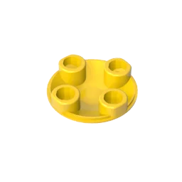 MOC PARTS Model GDS-608 SLIDE SHOE ROUND 2X2 compatible with lego 2654 54196 children\'s toys Assembles Building Blocks Technical