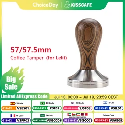 Tamper per caffè 57mm 57.5mm per Lelit Anna ita 57MM Portafilter in acciaio inox Barista Espresso accessori per macchine utensili angolari