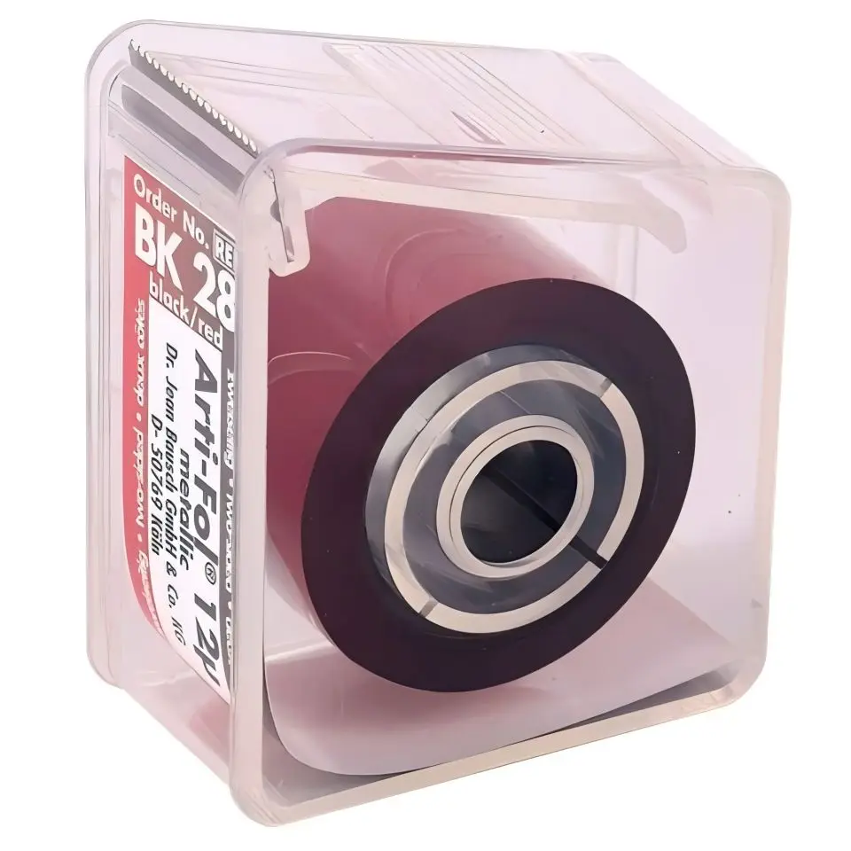 

Bausch Dental Occlusion Check Metal Foil Film 12 Micron for Occlusal Adjustment Contact Marking Crown Bridge Restoration Tool